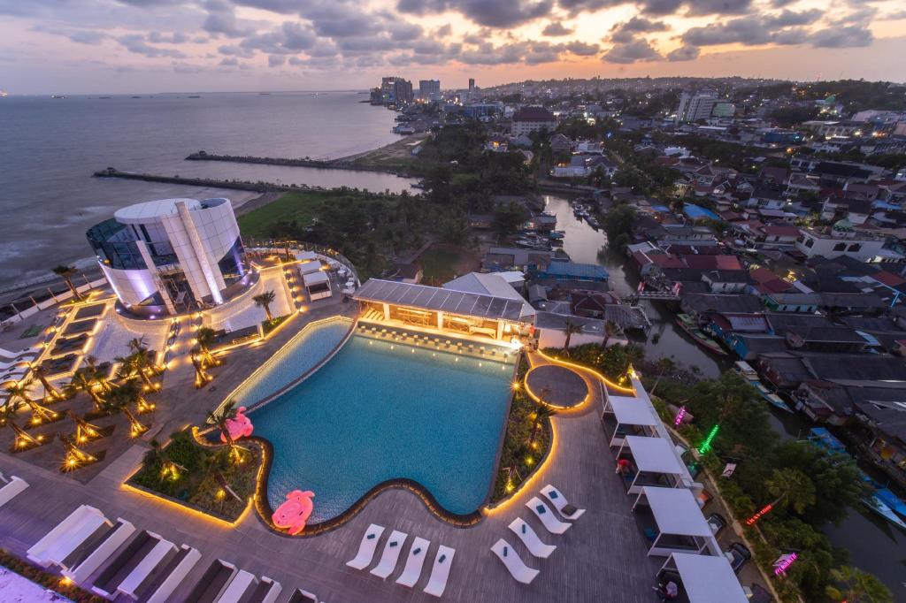Kawasan bisnis dan perkantoran di pusat kota Balikpapan